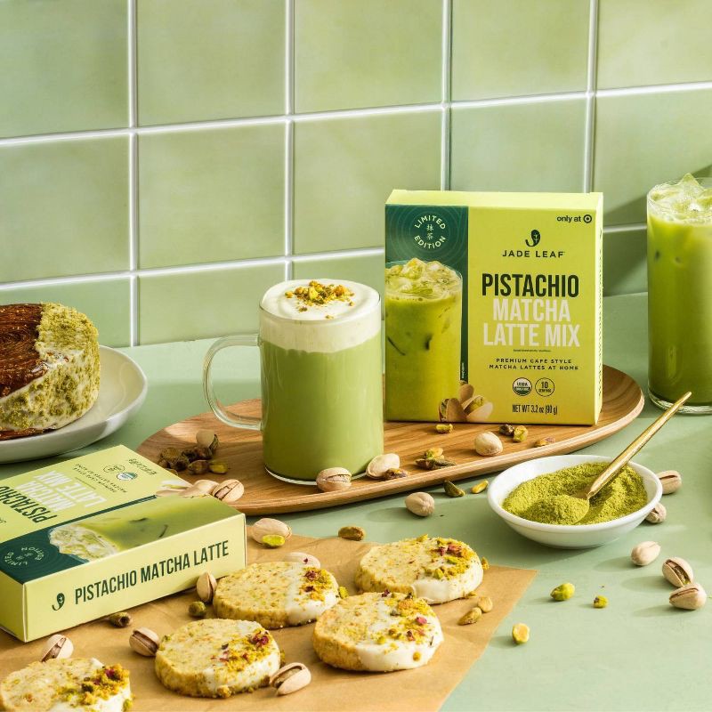 slide 7 of 7, Jade Leaf Matcha Pistachio Matcha Latte Mix - 3.2oz, 3.2 oz