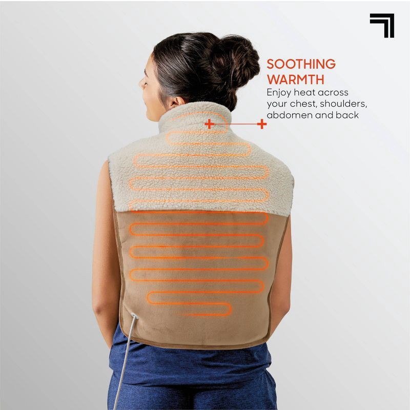 slide 3 of 7, Sharper Image Pain Relief Weighted Comfort Heated Vest Luxe, 1 ct