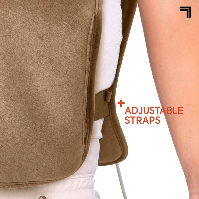 slide 4 of 7, Sharper Image Pain Relief Weighted Comfort Heated Vest Luxe, 1 ct