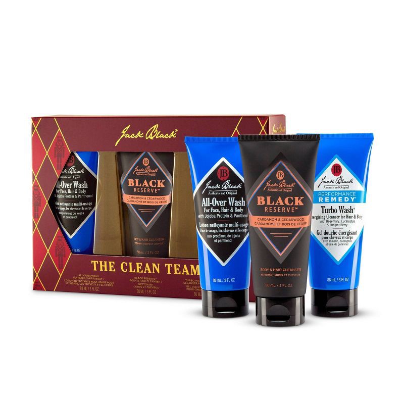 slide 1 of 6, Jack Black The Clean Team HOL25 Skincare Set - Ulta Beauty, 1 ct