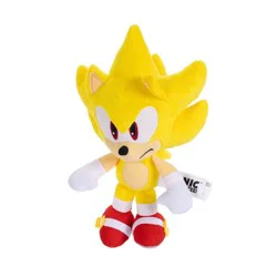 Sonic the Hedgehog Sonic 9" Basic Plush Modern Super Sonic Wave 14 Stuffed Animals