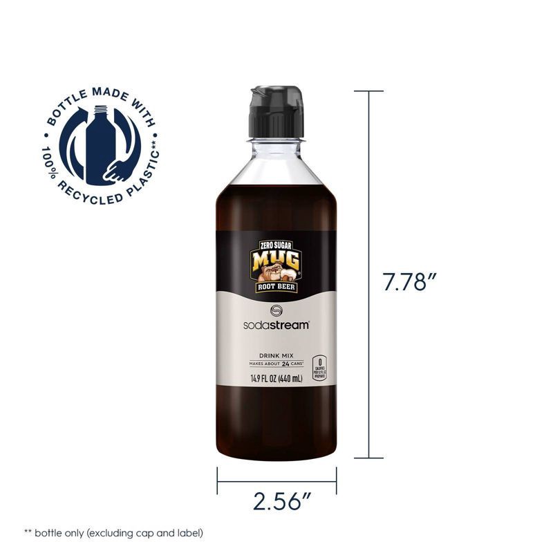 slide 5 of 9, SodaStream Mug Zero Root Beer Drink Mix, 1 ct