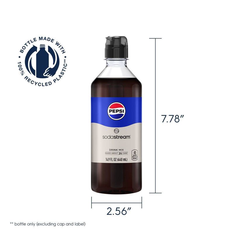 slide 5 of 9, SodaStream Pepsi Drink Mix, 1 ct