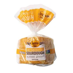 Izzio Artisan Bakery San Francisco Style Sourdough Sliced Half Loaf Bread - 9oz/8ct