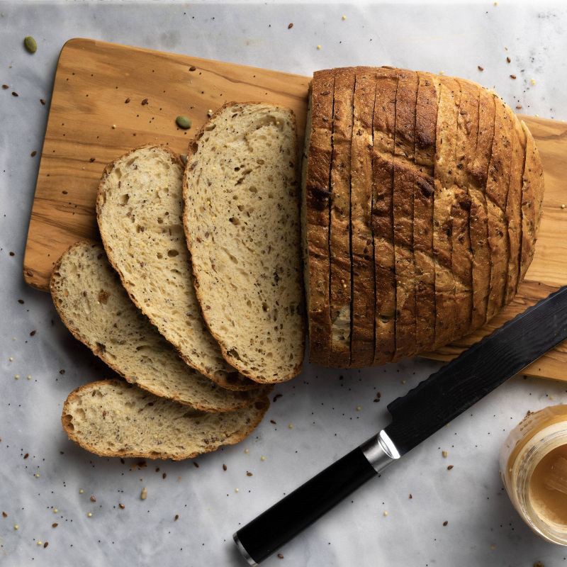 slide 3 of 5, Izzio Artisan Bakery Lucky 7 Multigrain Sourdough Sliced Boule Bread - 24oz, 24 oz