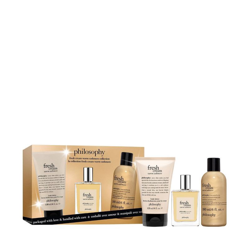 slide 1 of 2, philosophy Fresh Cream Warm Cashmere Set - 3 ct - Ulta Beauty, 3 ct