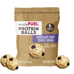 simplyFUEL Chocolate Chip Cookie Dough Whey Protein Balls - 8g Protein - 8oz/10ct