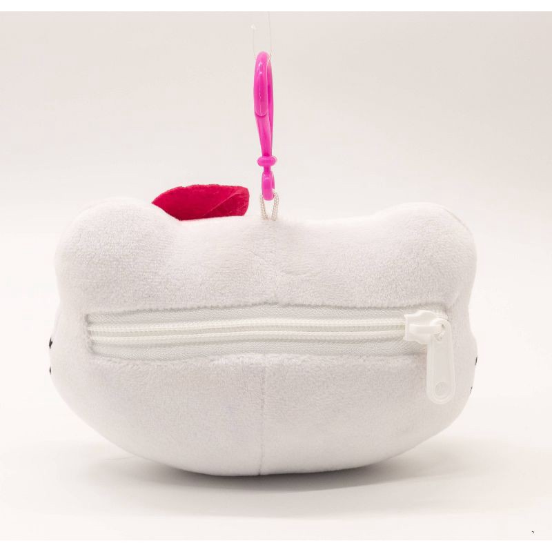 slide 3 of 5, Hello Kitty Face Plush Keychain - Pink, 1 ct