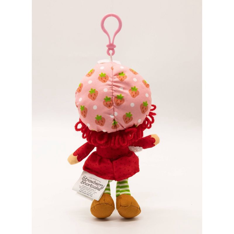 slide 3 of 5, Strawberry Shortcake Full Body Plush Keychain - Pink, 1 ct