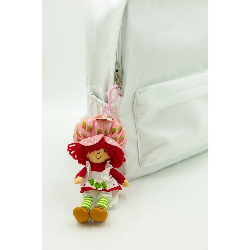 slide 4 of 5, Strawberry Shortcake Full Body Plush Keychain - Pink, 1 ct