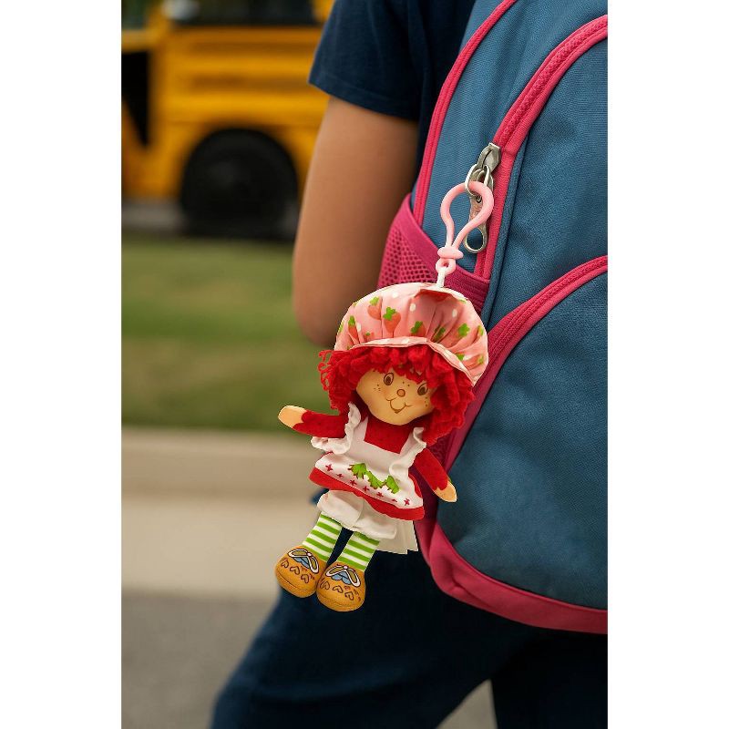 slide 5 of 5, Strawberry Shortcake Full Body Plush Keychain - Pink, 1 ct