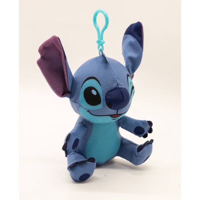 slide 2 of 5, Disney Stitch Full Body Plush Keychain - Blue, 1 ct