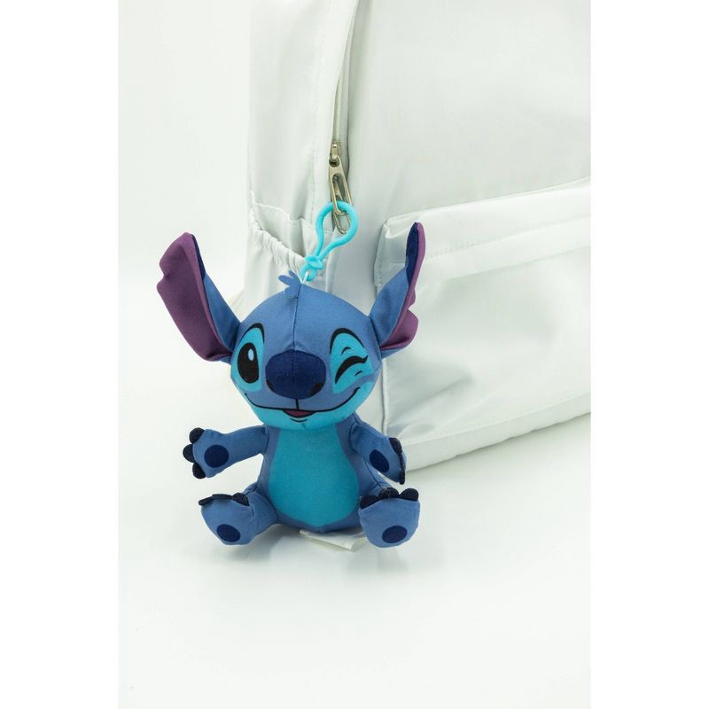 slide 4 of 5, Disney Stitch Full Body Plush Keychain - Blue, 1 ct