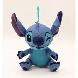 Disney Stitch Full Body Plush Keychain - Blue