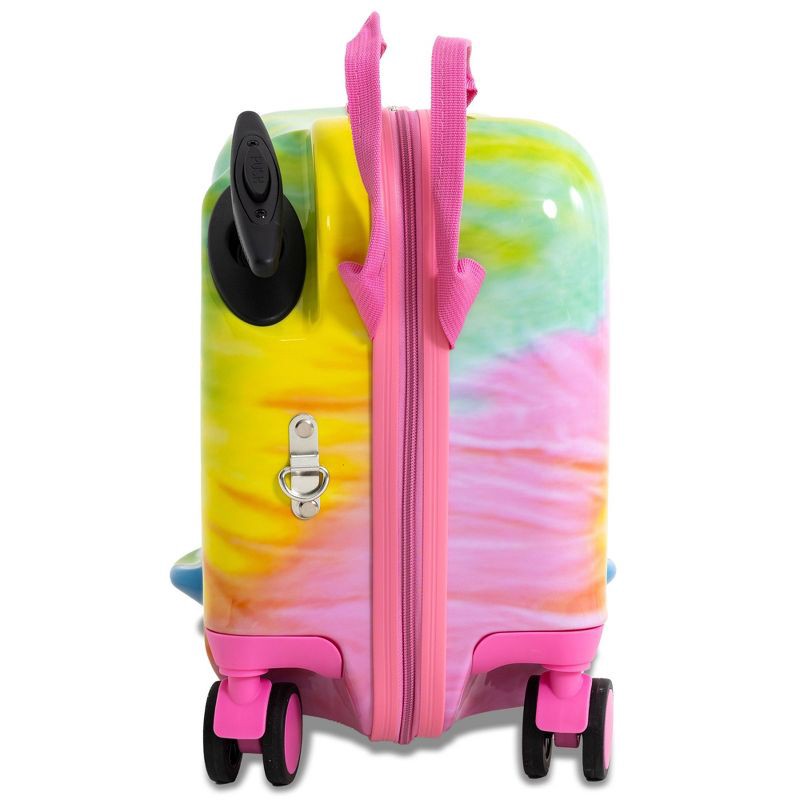 slide 6 of 8, Disney Stitch Checked Hardside Ride on Luggage - Stitch, 1 ct