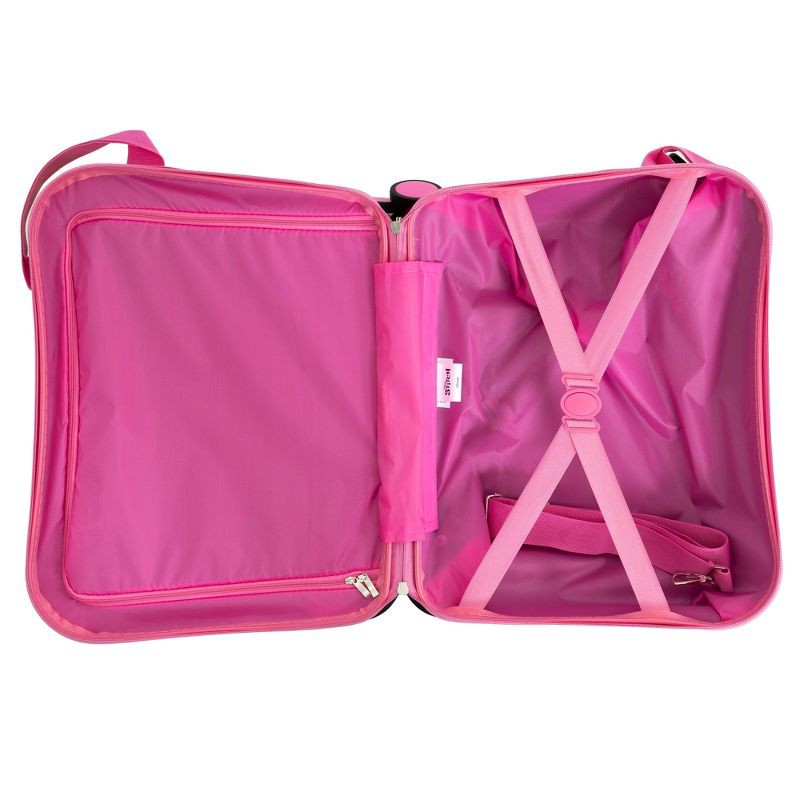 slide 8 of 8, Disney Stitch Checked Hardside Ride on Luggage - Stitch, 1 ct