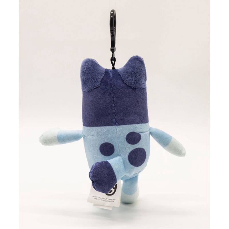 slide 3 of 5, Bluey Keychain Full Body Plush Keychain - Blue, 1 ct