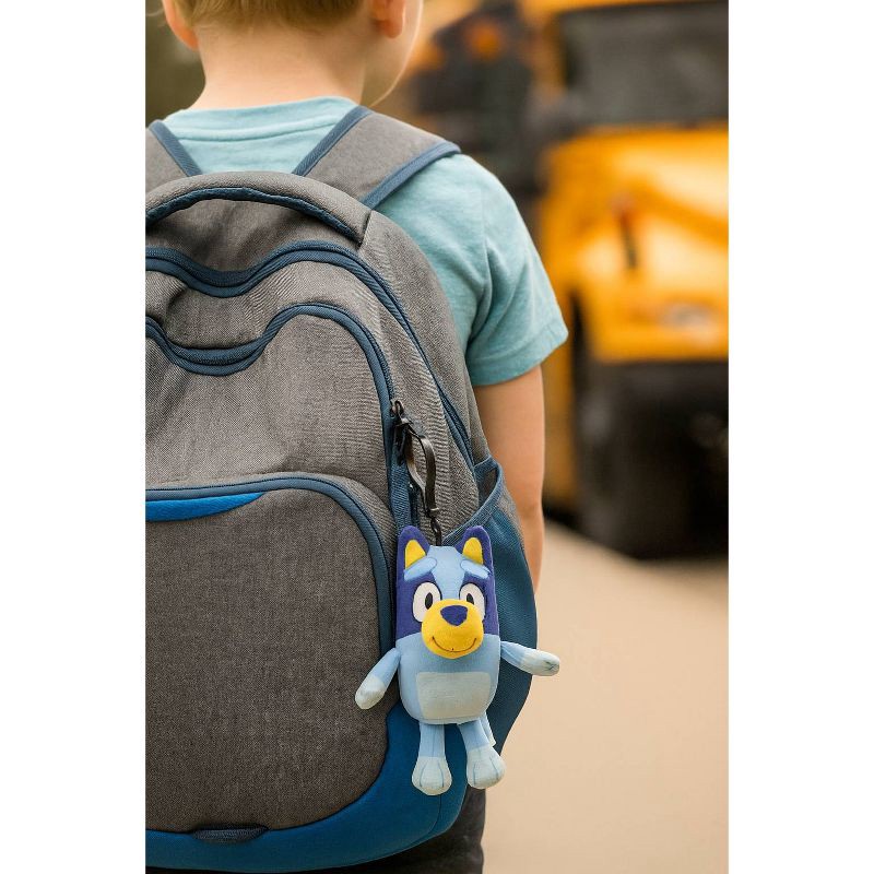 slide 4 of 5, Bluey Keychain Full Body Plush Keychain - Blue, 1 ct