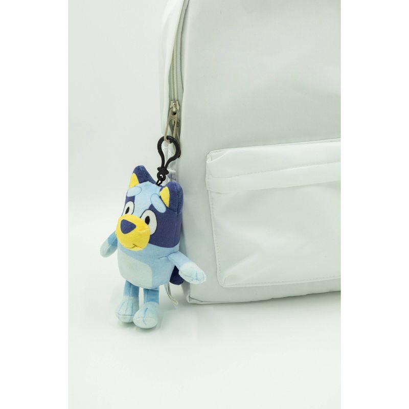 slide 5 of 5, Bluey Keychain Full Body Plush Keychain - Blue, 1 ct