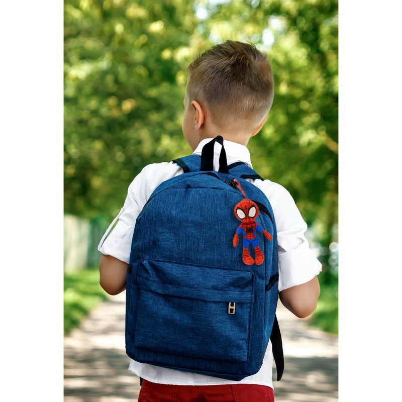 slide 5 of 5, Spider-Man Full Body Plush Keychain - Red, 1 ct