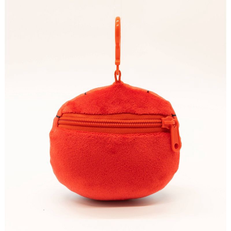 slide 3 of 5, Spider-Man Face Plush Keychain - Red, 1 ct