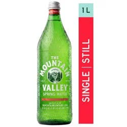 Mountain Valley Spring Water, Still - 1L Glass Bottle