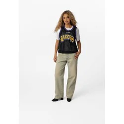 NBA Los Angeles Lakers Women's White Crop Jersey - M