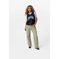 NBA Philadelphia 76ers Women's White Crop Jersey - L