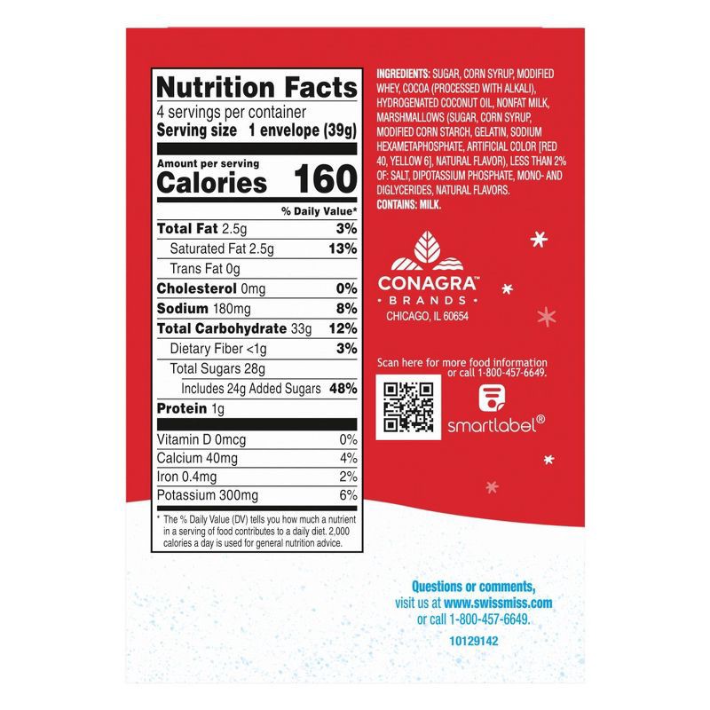 slide 5 of 5, Swiss Miss Christmas Gift Boxes Multipack - 22.08oz/4pk, 22.08 oz, 4 ct