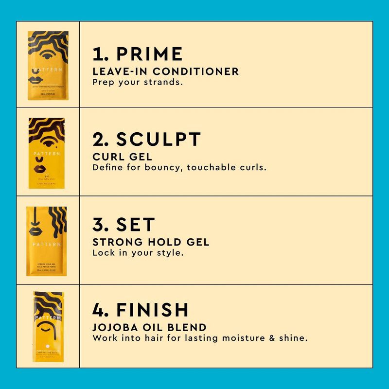 slide 4 of 6, PATTERN Juicy Wash & Go Cocktail Kit - 4pc - Ulta Beauty, 4 ct