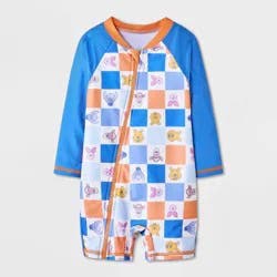 Disney Baby Boys' Pooh One Piece Swimsuits - Blue 3M