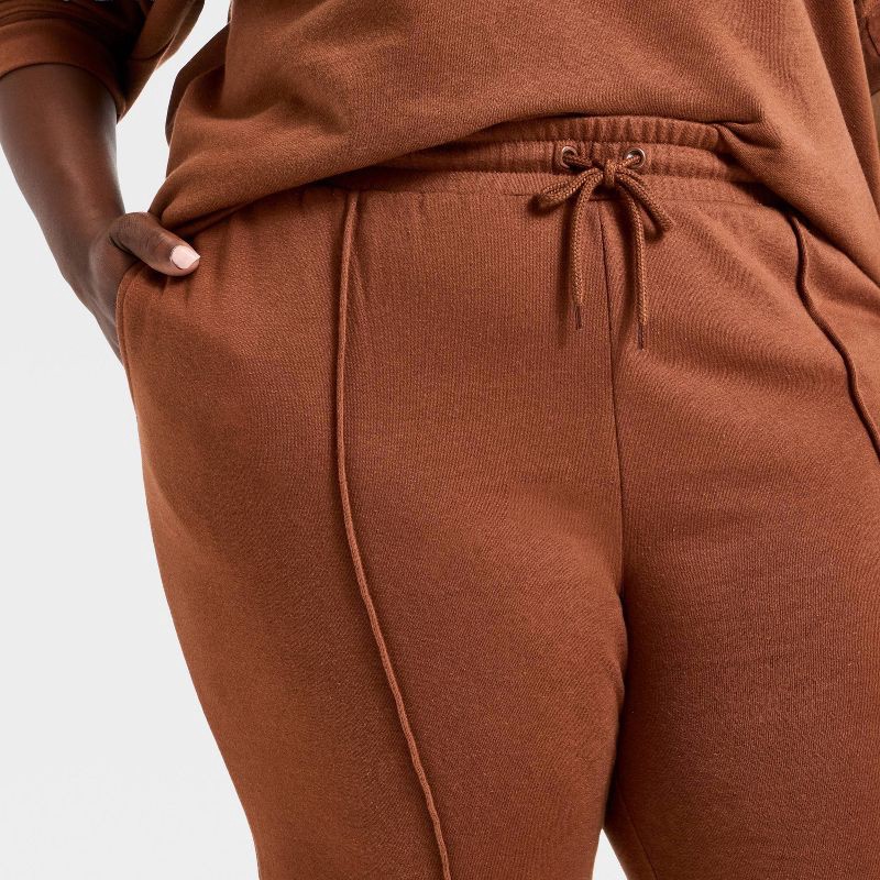 slide 4 of 4, Black History Month Legendary Rootz Women's Blueprint Joggers - Brown 1X, 1 ct
