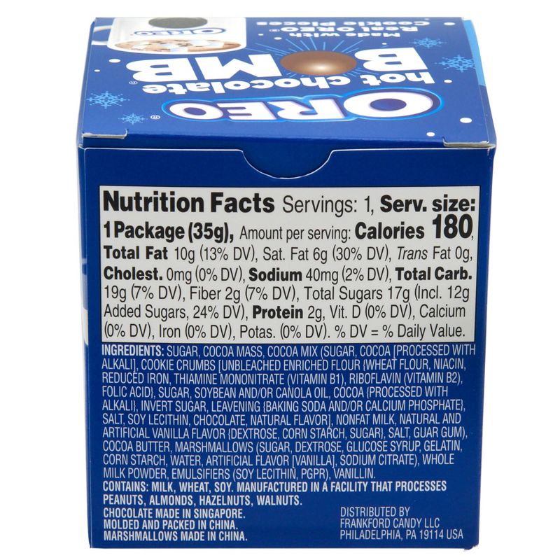 slide 2 of 3, Oreo Hot Cocoa Bomb Christmas Candies - 1.23oz, 1.23 oz
