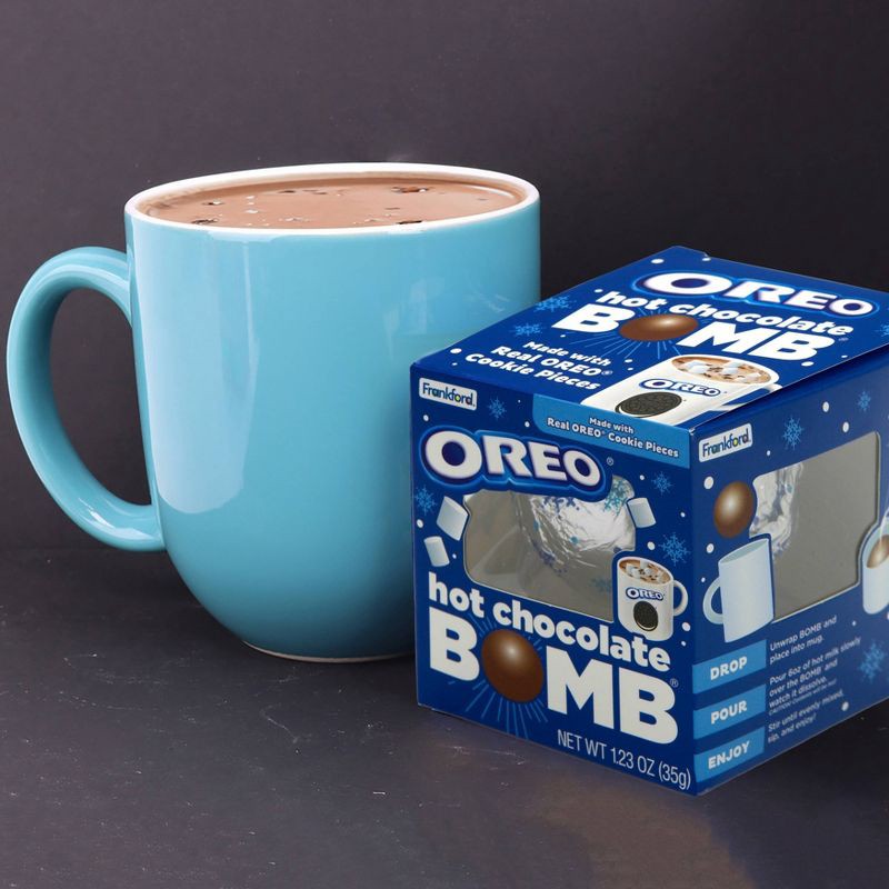 slide 3 of 3, Oreo Hot Cocoa Bomb Christmas Candies - 1.23oz, 1.23 oz