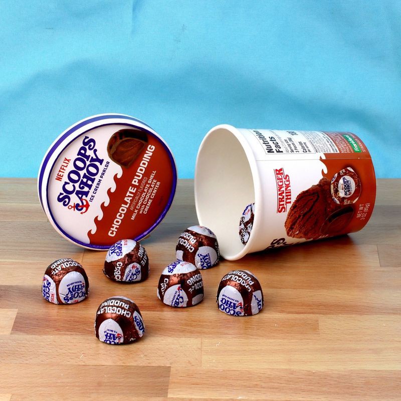slide 3 of 3, Netflix Scoops Ahoy Christmas Chocolate Pudding Pint - 3oz, 3 oz