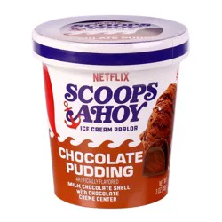 Netflix Scoops Ahoy Christmas Chocolate Pudding Pint - 3oz