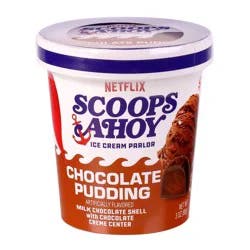 Netflix Scoops Ahoy Christmas Chocolate Pudding Pint - 3oz