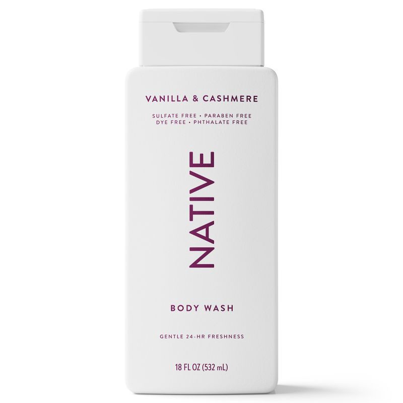 slide 11 of 12, Native Body Wash - Vanilla & Cashmere - 18 fl oz, 18 fl oz