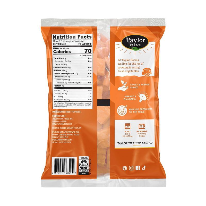 slide 2 of 3, Taylor Farms Fresh Cut Sweet Potato - 16oz, 16 oz