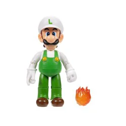 Nintendo Super Mario 4 Inch Fire Luigi With Fire Ball Figure Wave 48 Action Figure