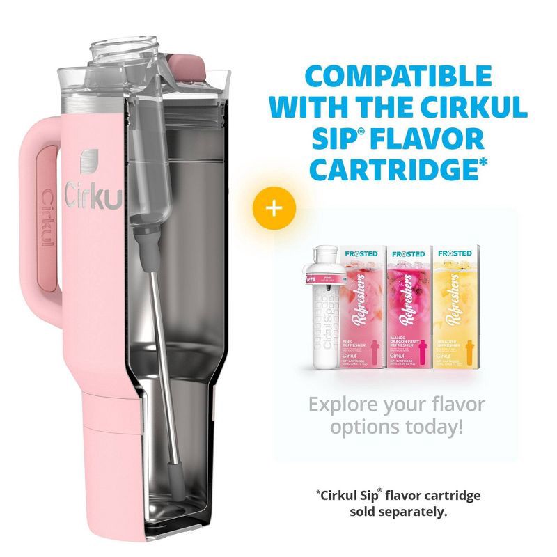 slide 4 of 8, Cirkul Blush Pink All-Day StrawSip Tumbler - 40oz, 40 oz