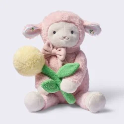 Lamb Plush Stuffed Animal Toy with Detachable Rattle - Cloud Island™