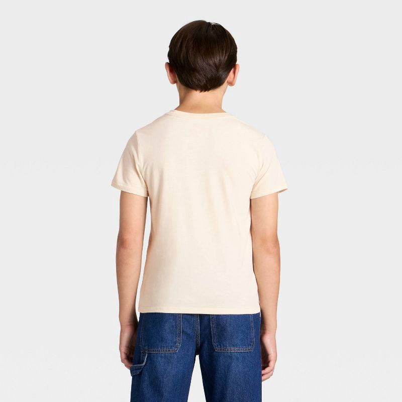 slide 3 of 4, Boys' Short Sleeve 'National Park' Dog Graphic T-Shirt Cat & Jack™ Cream M, 1 ct