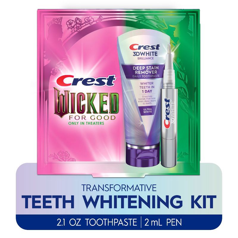 slide 3 of 9, Crest Wicked Deep Stain Remover Toothpaste and 3D Whitening Pen - 2.1oz, 2.1 oz