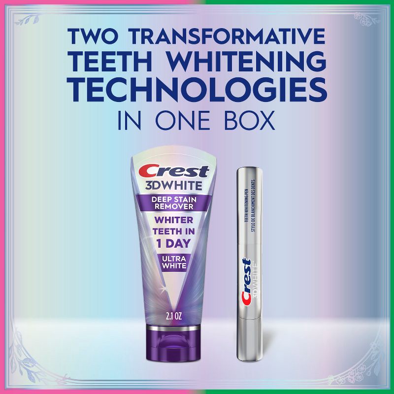 slide 9 of 9, Crest Wicked Deep Stain Remover Toothpaste and 3D Whitening Pen - 2.1oz, 2.1 oz