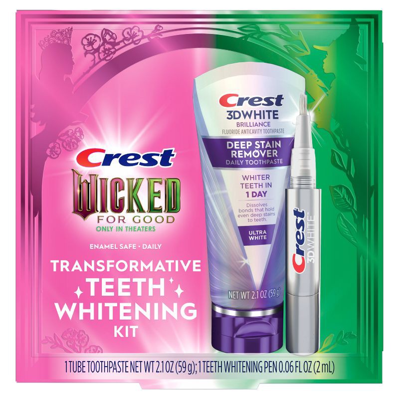 slide 1 of 9, Crest Wicked Deep Stain Remover Toothpaste and 3D Whitening Pen - 2.1oz, 2.1 oz