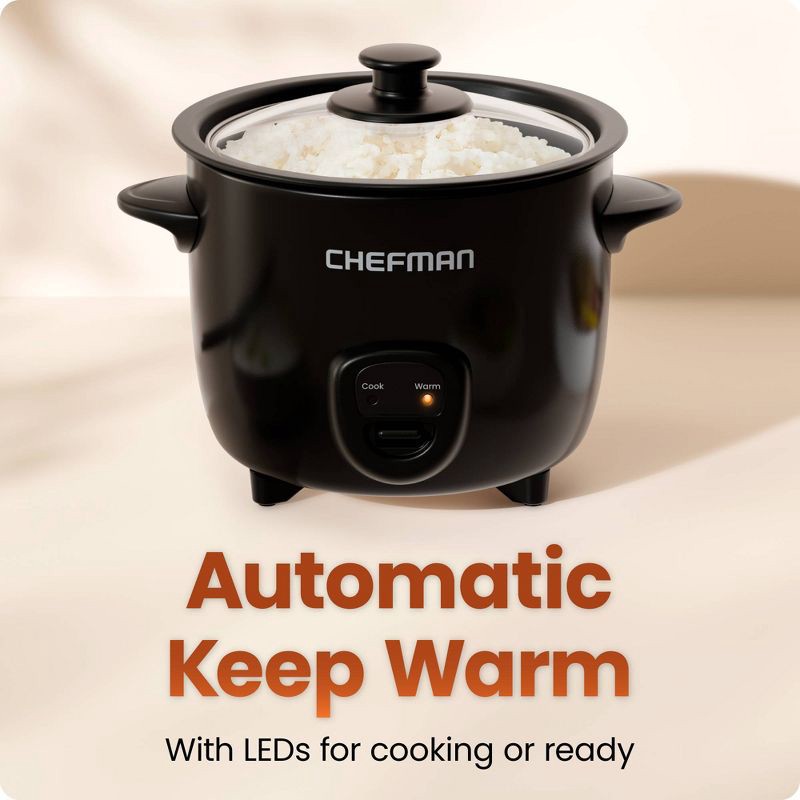 slide 5 of 7, Chefman 6 Cup Rice Cooker, 1 ct