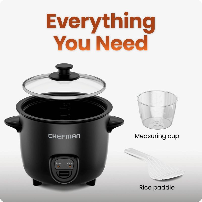 slide 7 of 7, Chefman 6 Cup Rice Cooker, 1 ct