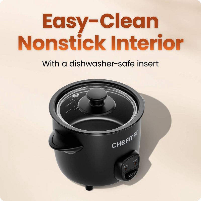 slide 6 of 7, Chefman 2 Cup Rice Cooker, 1 ct