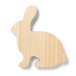 Easter Craft Bunny Wood Base - Mondo Llama™